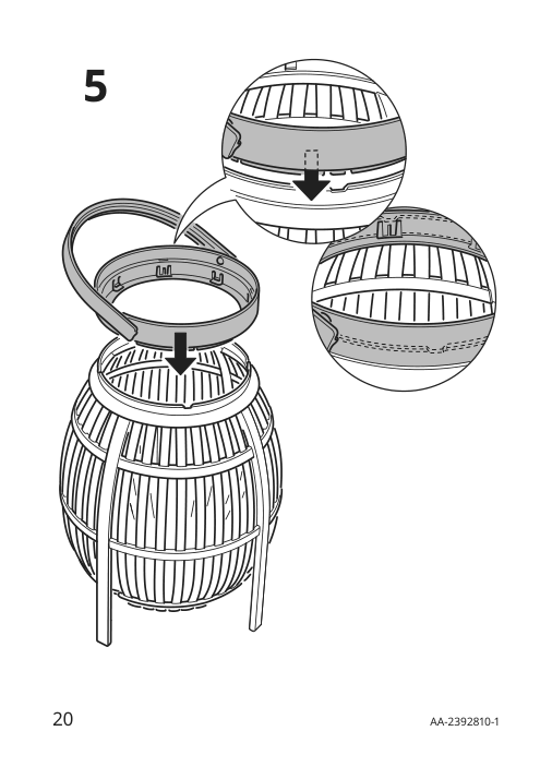 Assembly instructions for IKEA Solvinden led table lamp battery operated outdoor | Page 20 - IKEA SOLVINDEN LED table lamp 605.705.73