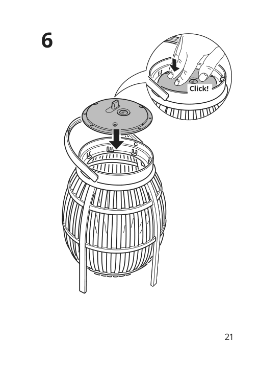 Assembly instructions for IKEA Solvinden led table lamp battery operated outdoor | Page 21 - IKEA SOLVINDEN LED table lamp 605.705.73