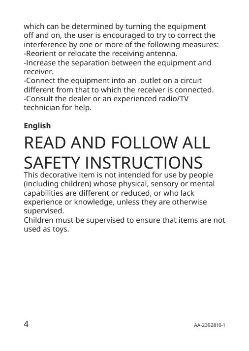 Assembly instructions for IKEA Solvinden led table lamp battery operated outdoor | Page 4 - IKEA SOLVINDEN LED table lamp 605.705.73