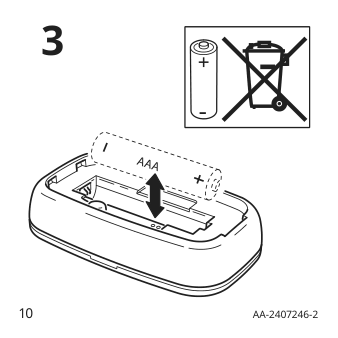 Assembly instructions for IKEA Somrig remote control white smart | Page 10 - IKEA SOMRIG  Remote control 505.603.34