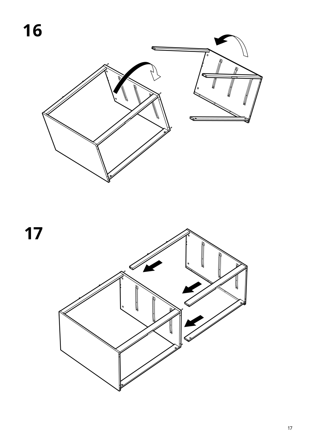 Assembly instructions for IKEA Songesand 6 drawer dresser | Page 17 - IKEA SONGESAND 6-drawer dresser 505.728.36