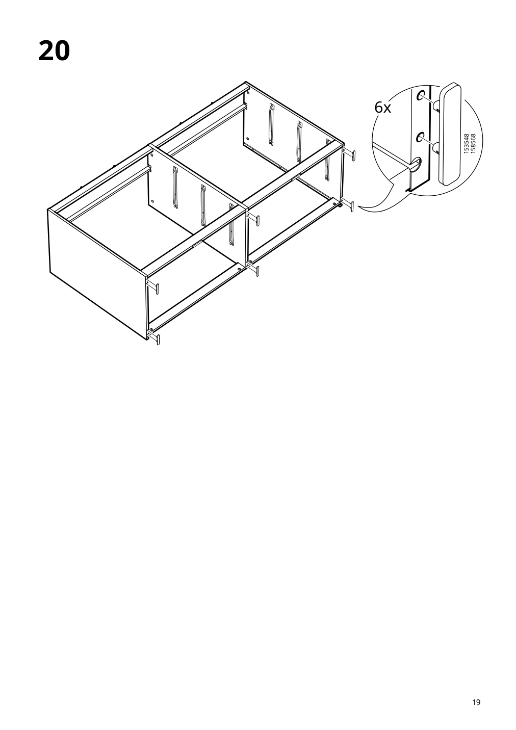 Assembly instructions for IKEA Songesand 6 drawer dresser | Page 19 - IKEA SONGESAND 6-drawer dresser 505.728.36