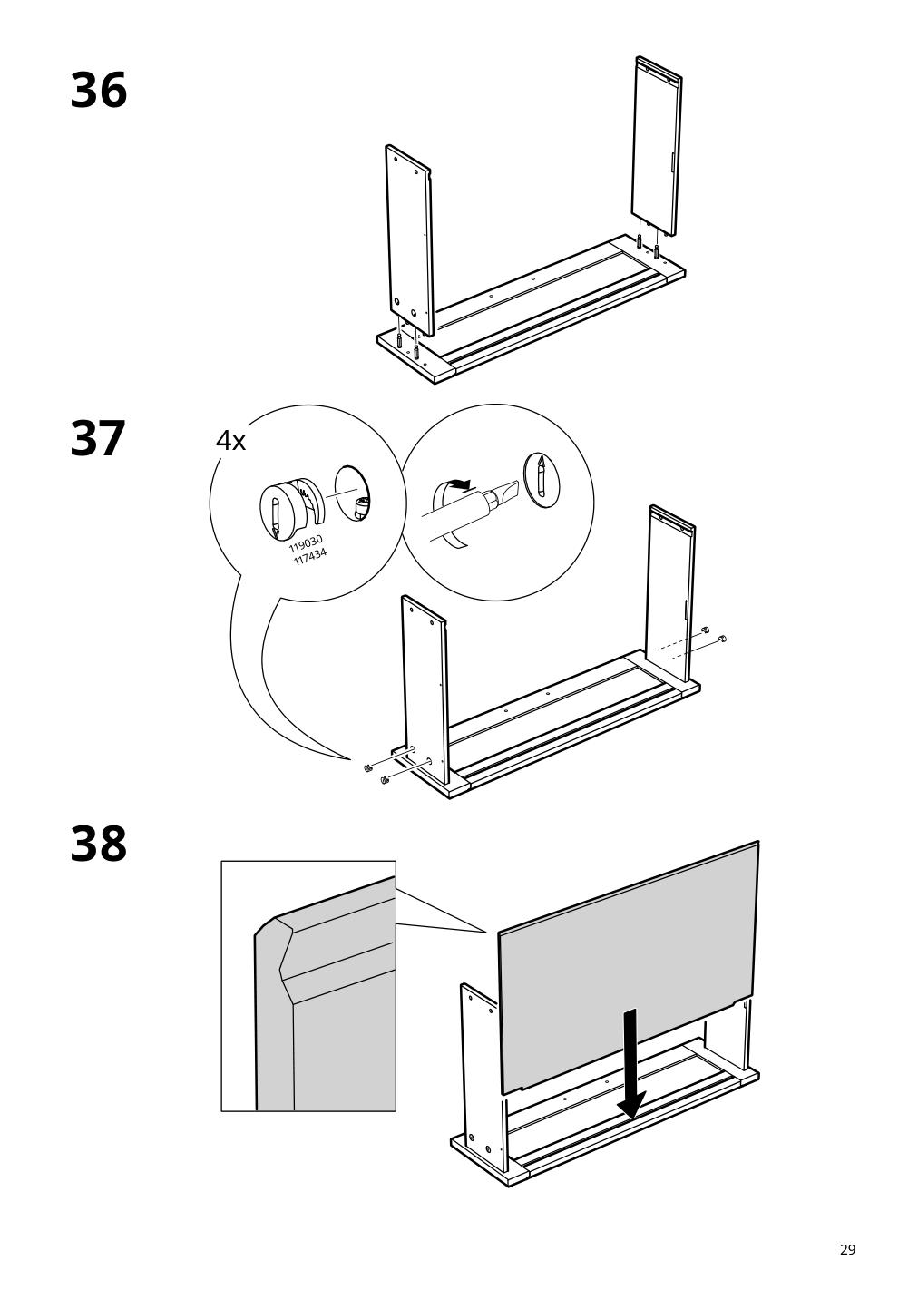 Assembly instructions for IKEA Songesand 6 drawer dresser | Page 29 - IKEA SONGESAND 6-drawer dresser 505.728.36