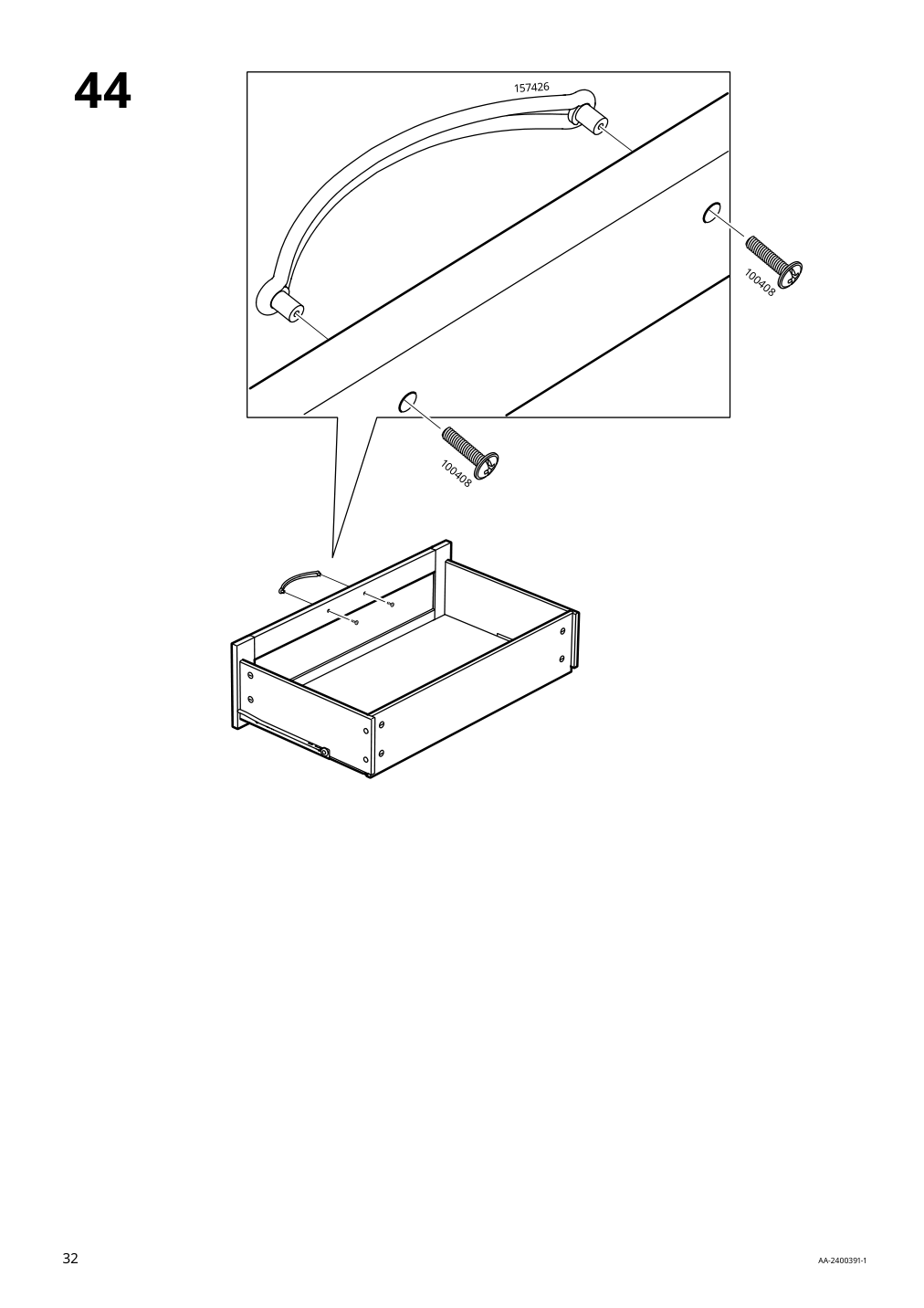 Assembly instructions for IKEA Songesand 6 drawer dresser | Page 32 - IKEA SONGESAND 6-drawer dresser 505.728.36