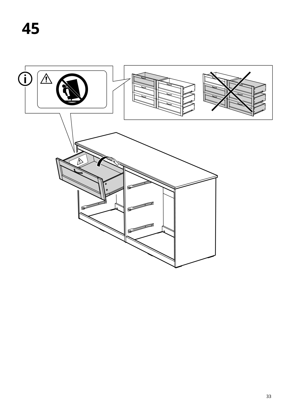 Assembly instructions for IKEA Songesand 6 drawer dresser | Page 33 - IKEA SONGESAND 6-drawer dresser 505.728.36