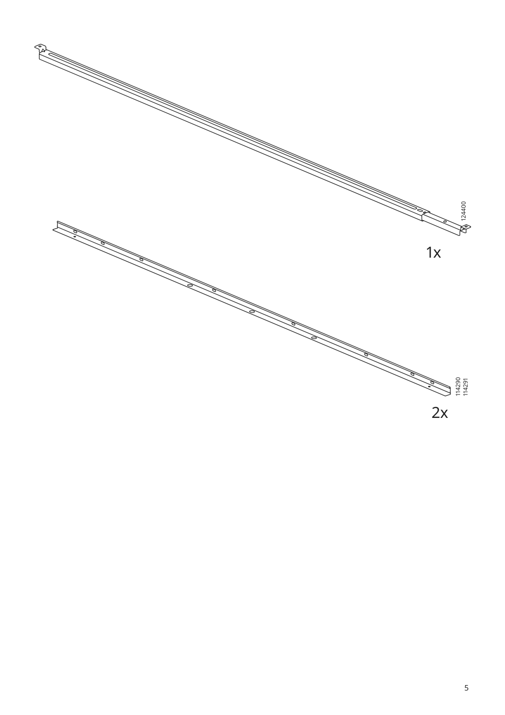 Assembly instructions for IKEA Songesand bed frame white | Page 5 - IKEA SONGESAND bed frame with 2 storage boxes 192.409.91