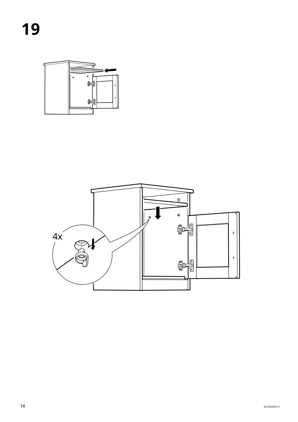 Assembly instructions for IKEA Songesand nightstand white | Page 14 - IKEA SONGESAND nightstand 303.674.41