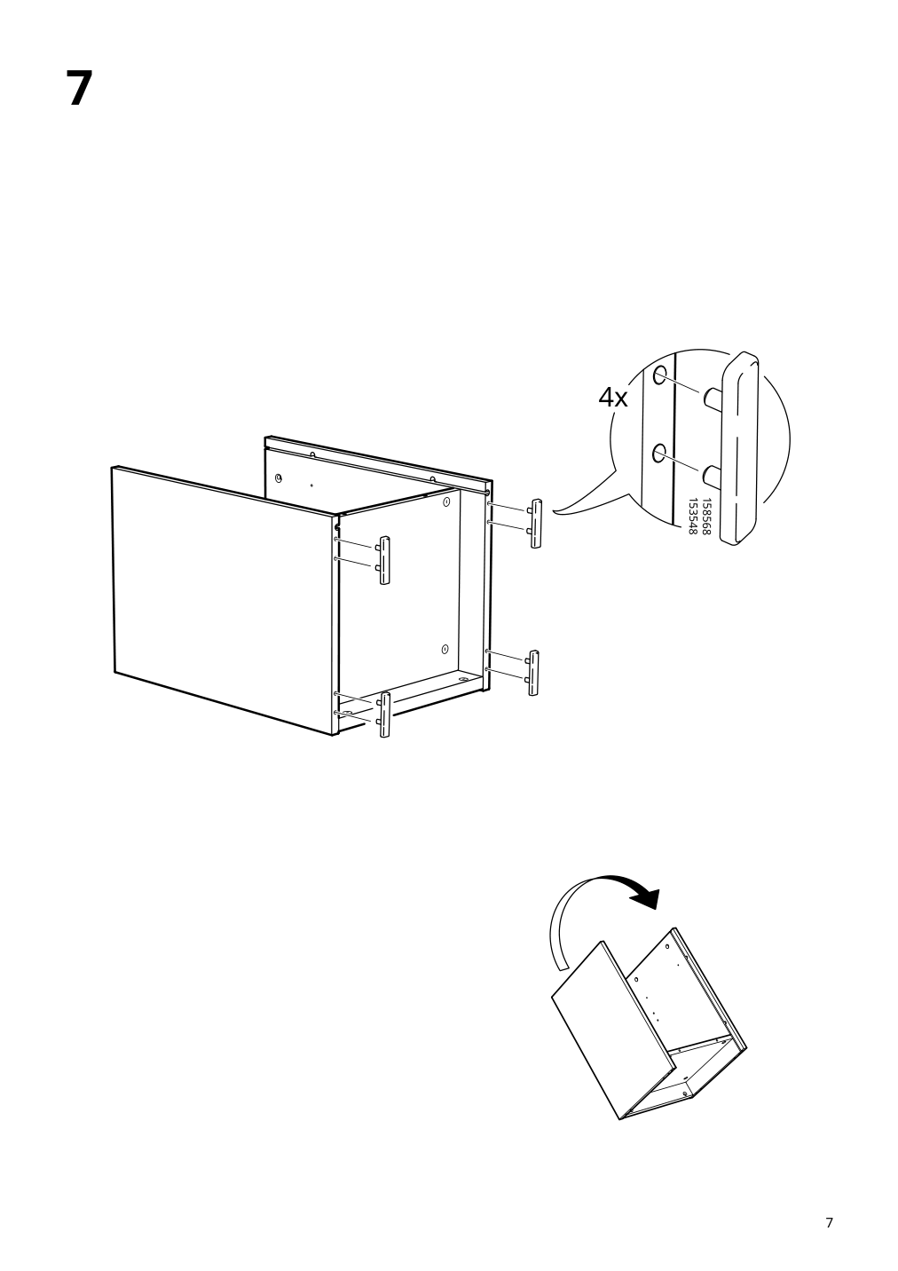 Assembly instructions for IKEA Songesand nightstand white | Page 7 - IKEA SONGESAND nightstand 303.674.41