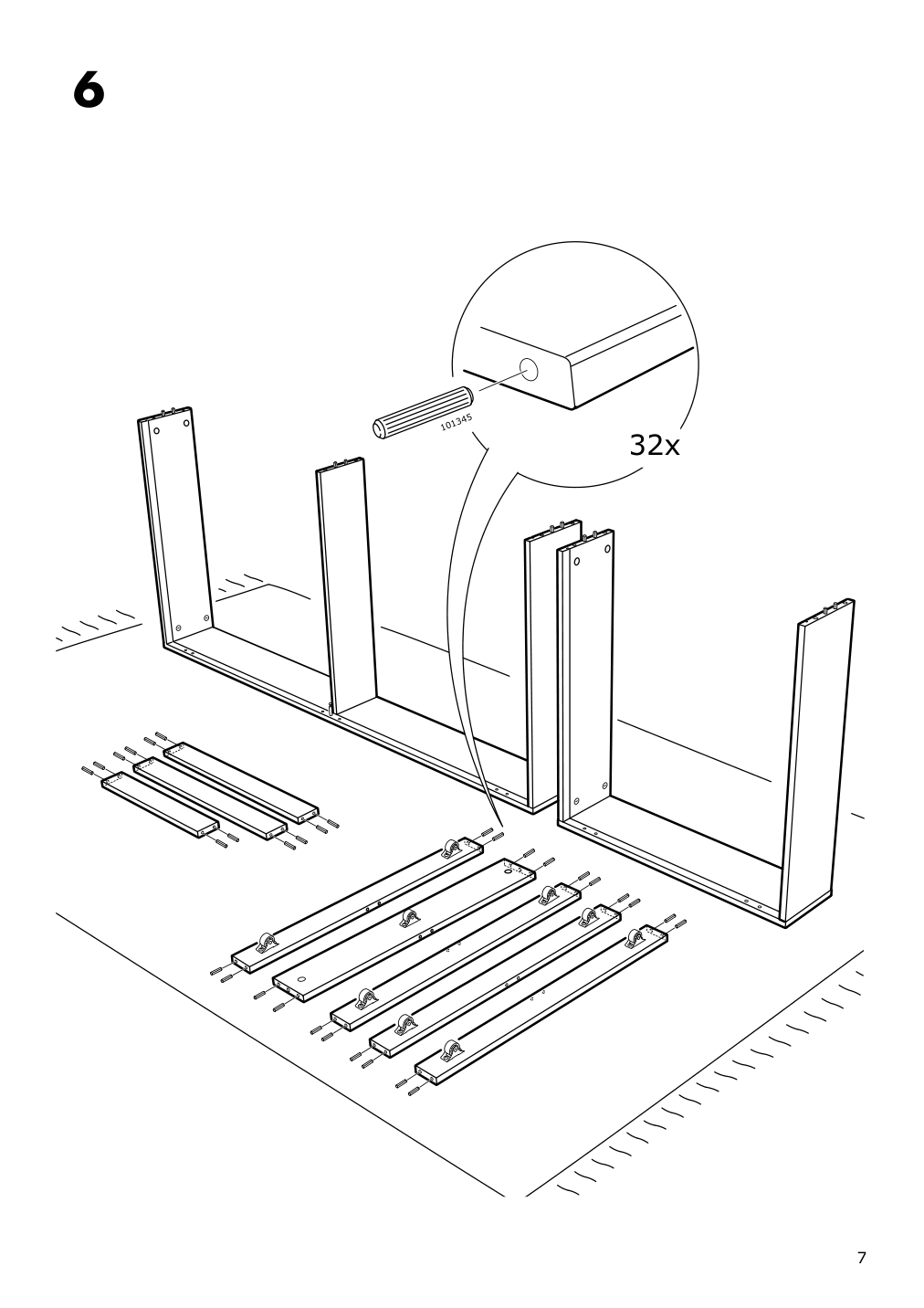 Assembly instructions for IKEA Songesand underbed storage box set of 2 brown | Page 7 - IKEA SONGESAND bed frame with 2 storage boxes 392.411.12