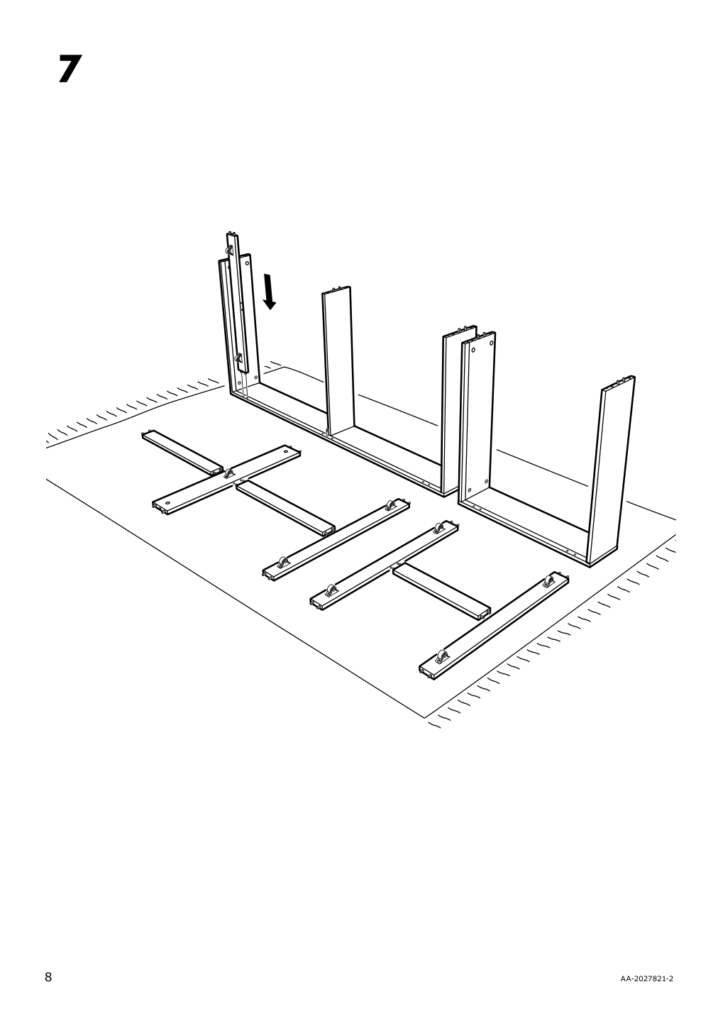 Assembly instructions for IKEA Songesand underbed storage box set of 2 white | Page 8 - IKEA SONGESAND bed frame with 4 storage boxes 792.413.51