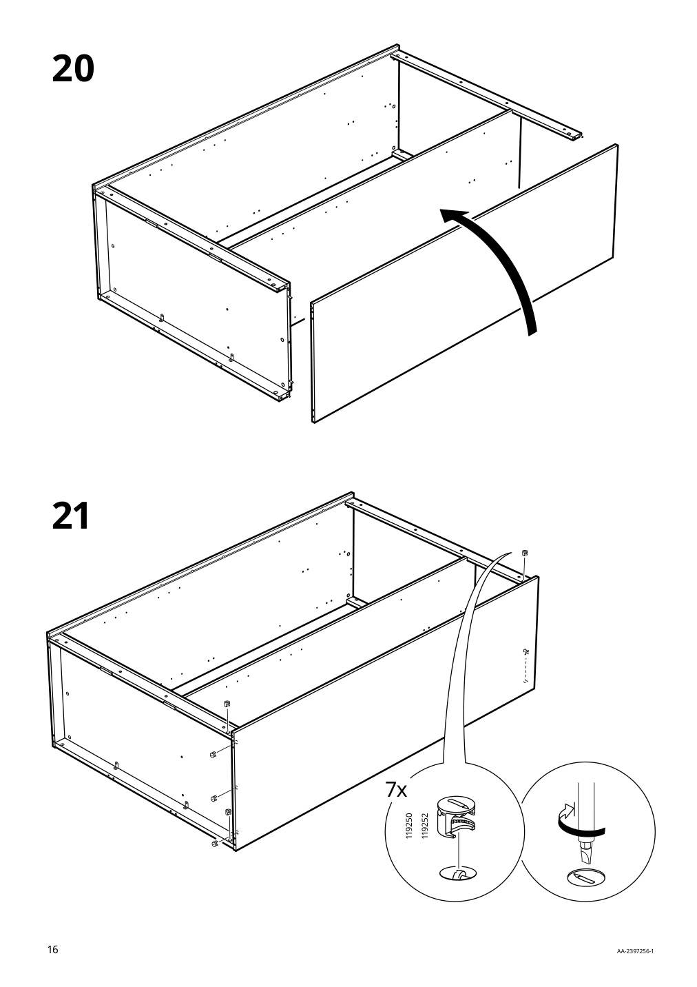 Assembly instructions for IKEA Songesand wardrobe brown | Page 16 - IKEA SONGESAND wardrobe 603.751.33