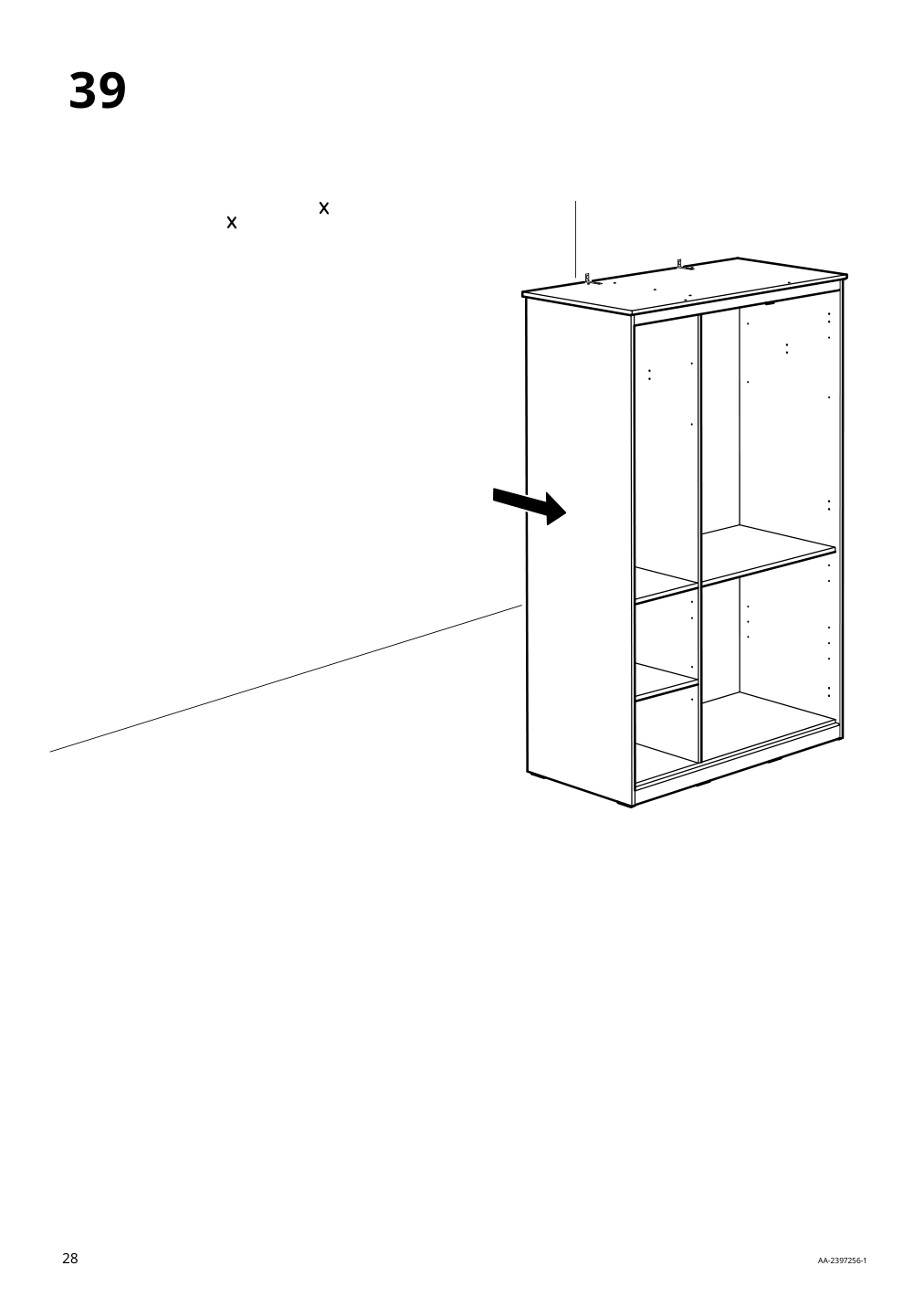 Assembly instructions for IKEA Songesand wardrobe brown | Page 28 - IKEA SONGESAND wardrobe 603.751.33