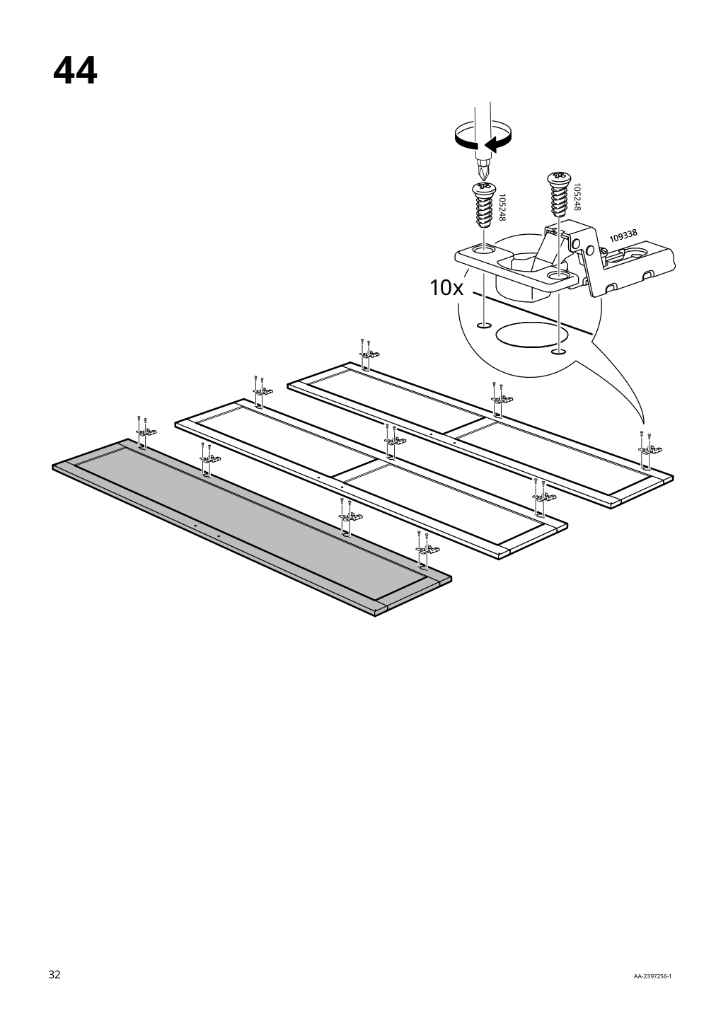 Assembly instructions for IKEA Songesand wardrobe brown | Page 32 - IKEA SONGESAND wardrobe 603.751.33