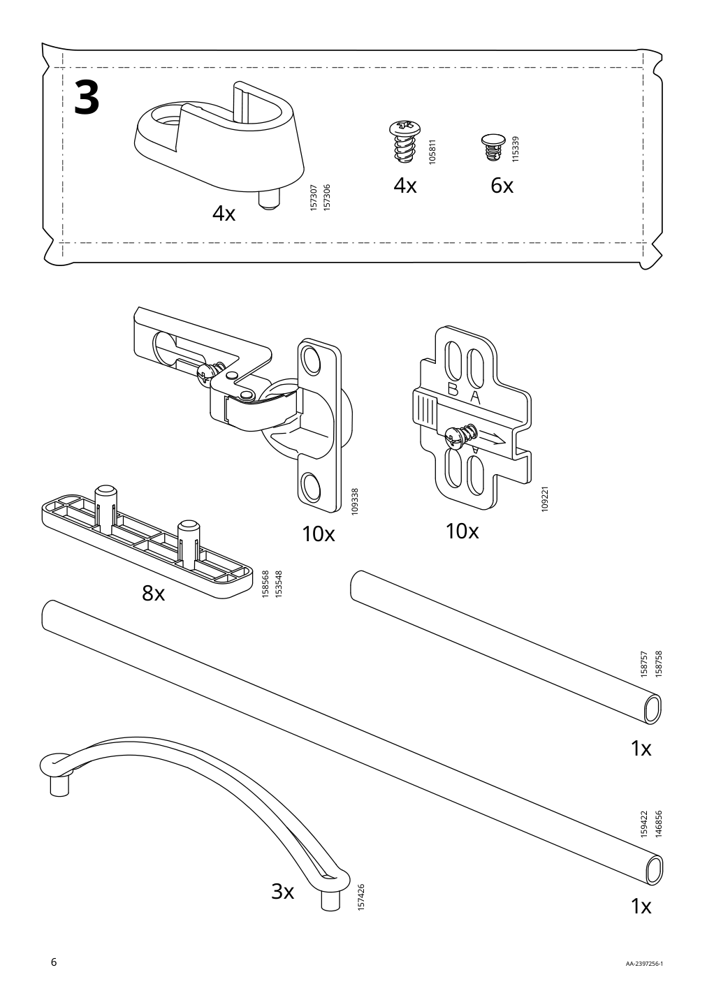 Assembly instructions for IKEA Songesand wardrobe brown | Page 6 - IKEA SONGESAND wardrobe 603.751.33