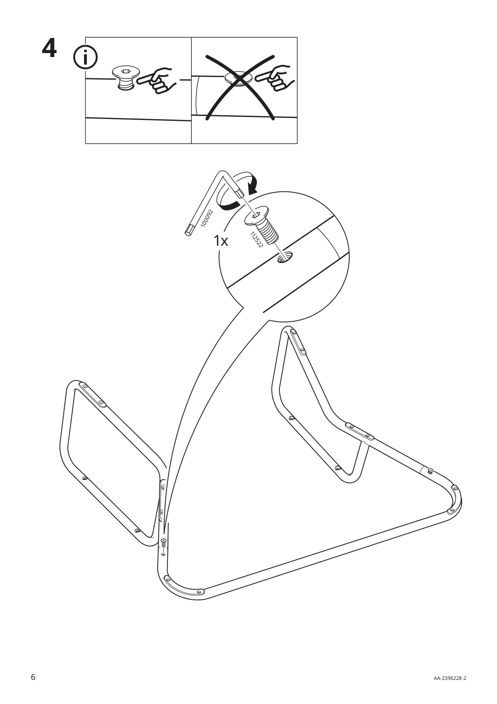 Assembly instructions for IKEA Sotenaes armchair hakebo yellow | Page 6 - IKEA SOTENÄS armchair 605.550.87