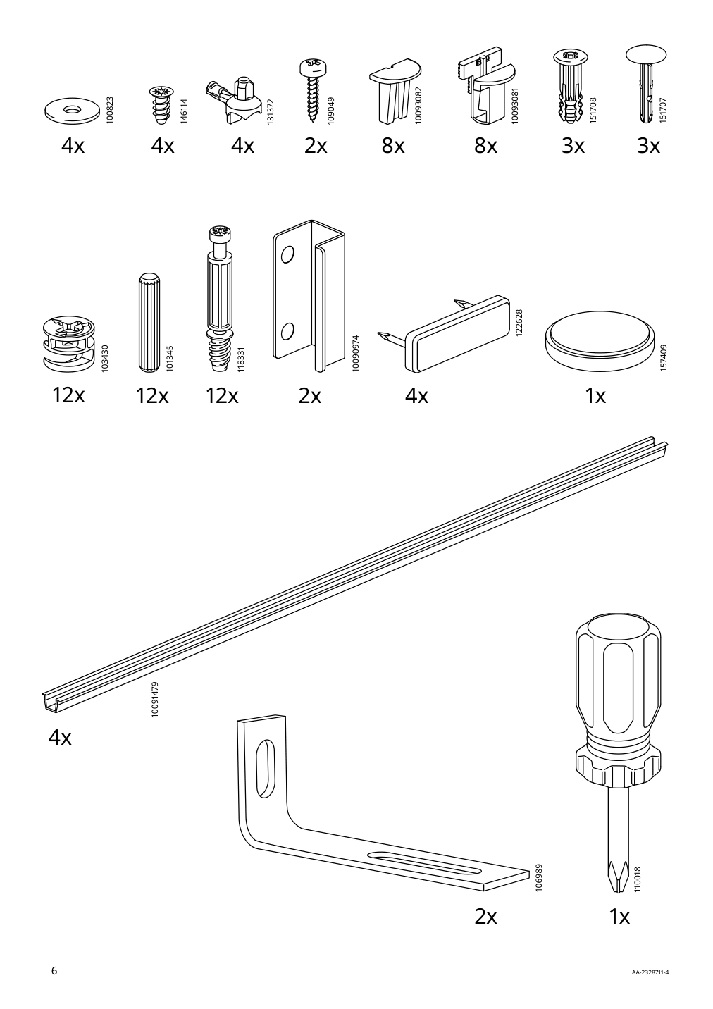 Assembly instructions for IKEA Spiksmed cabinet light gray | Page 6 - IKEA SPIKSMED TV storage combination 295.033.12