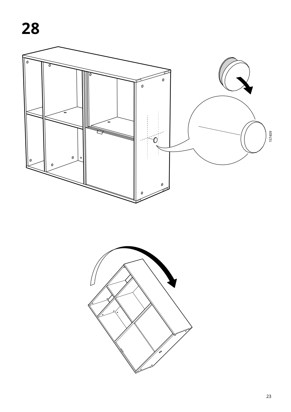 Assembly instructions for IKEA Spiksmed open shelf unit light gray | Page 23 - IKEA SPIKSMED cabinet combination 495.352.89