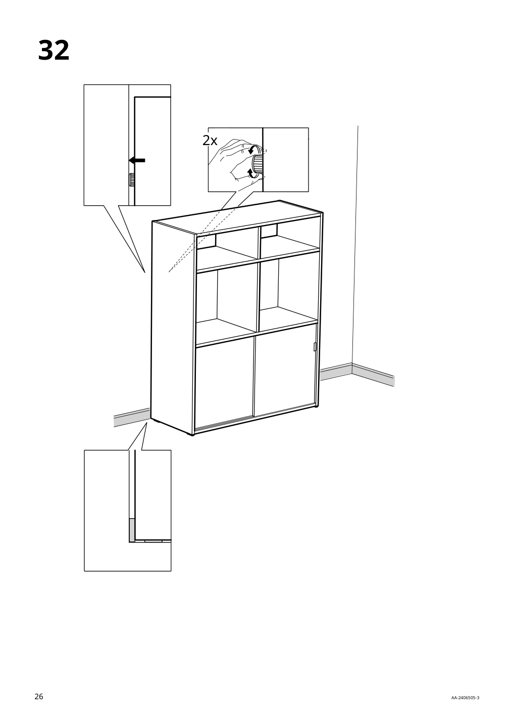 Assembly instructions for IKEA Spiksmed open shelf unit light gray | Page 26 - IKEA SPIKSMED cabinet combination 495.352.89