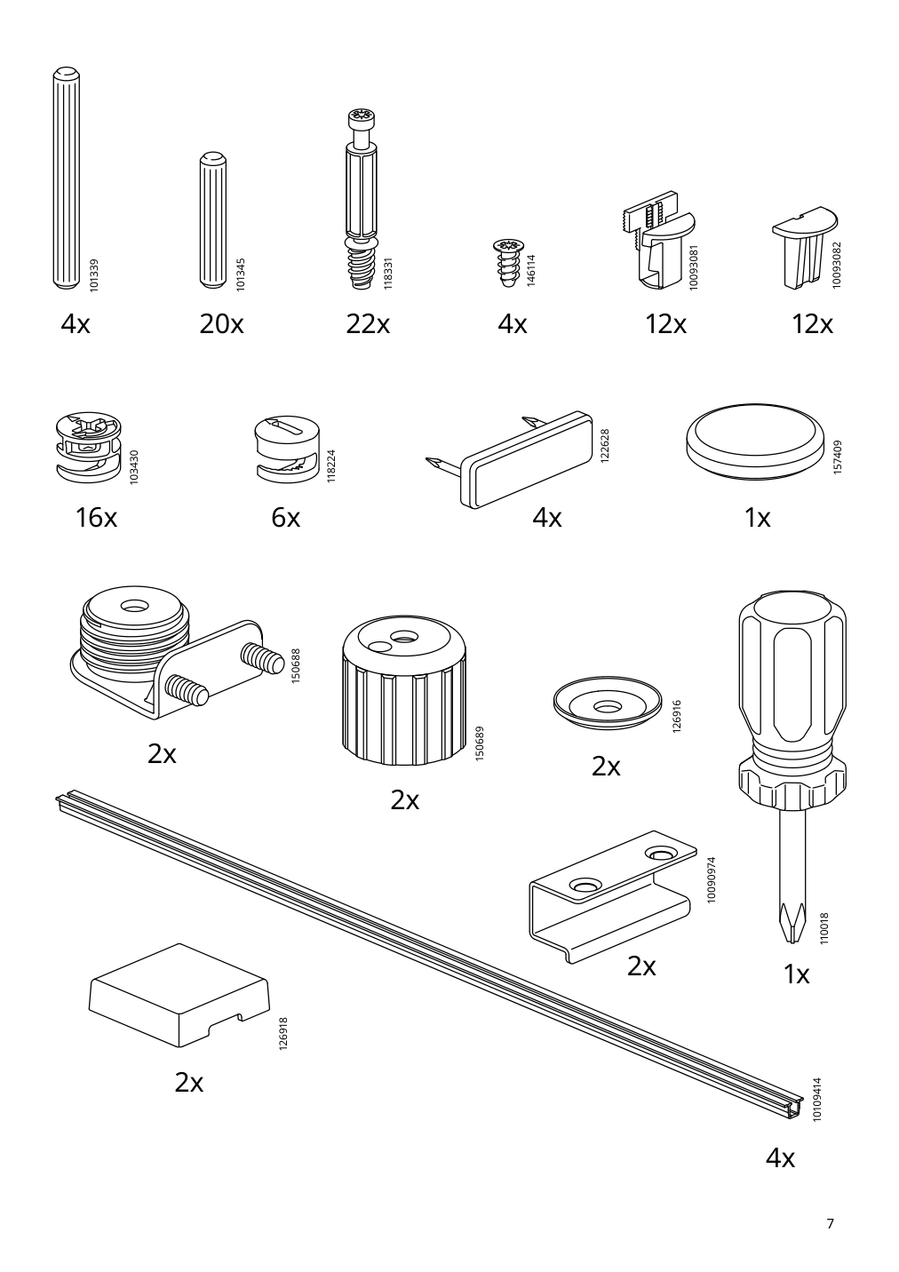 Assembly instructions for IKEA Spiksmed open shelf unit light gray | Page 7 - IKEA SPIKSMED cabinet combination 495.352.89