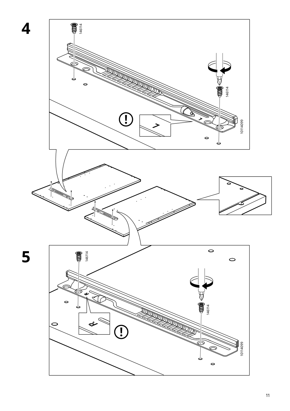 Assembly instructions for IKEA Spiksmed sideboard light gray | Page 11 - IKEA SPIKSMED storage combination 695.352.88