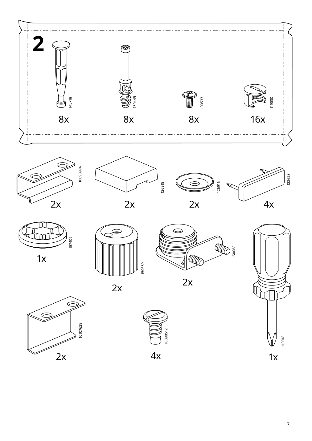 Assembly instructions for IKEA Spiksmed sideboard light gray | Page 7 - IKEA SPIKSMED storage combination 695.352.88