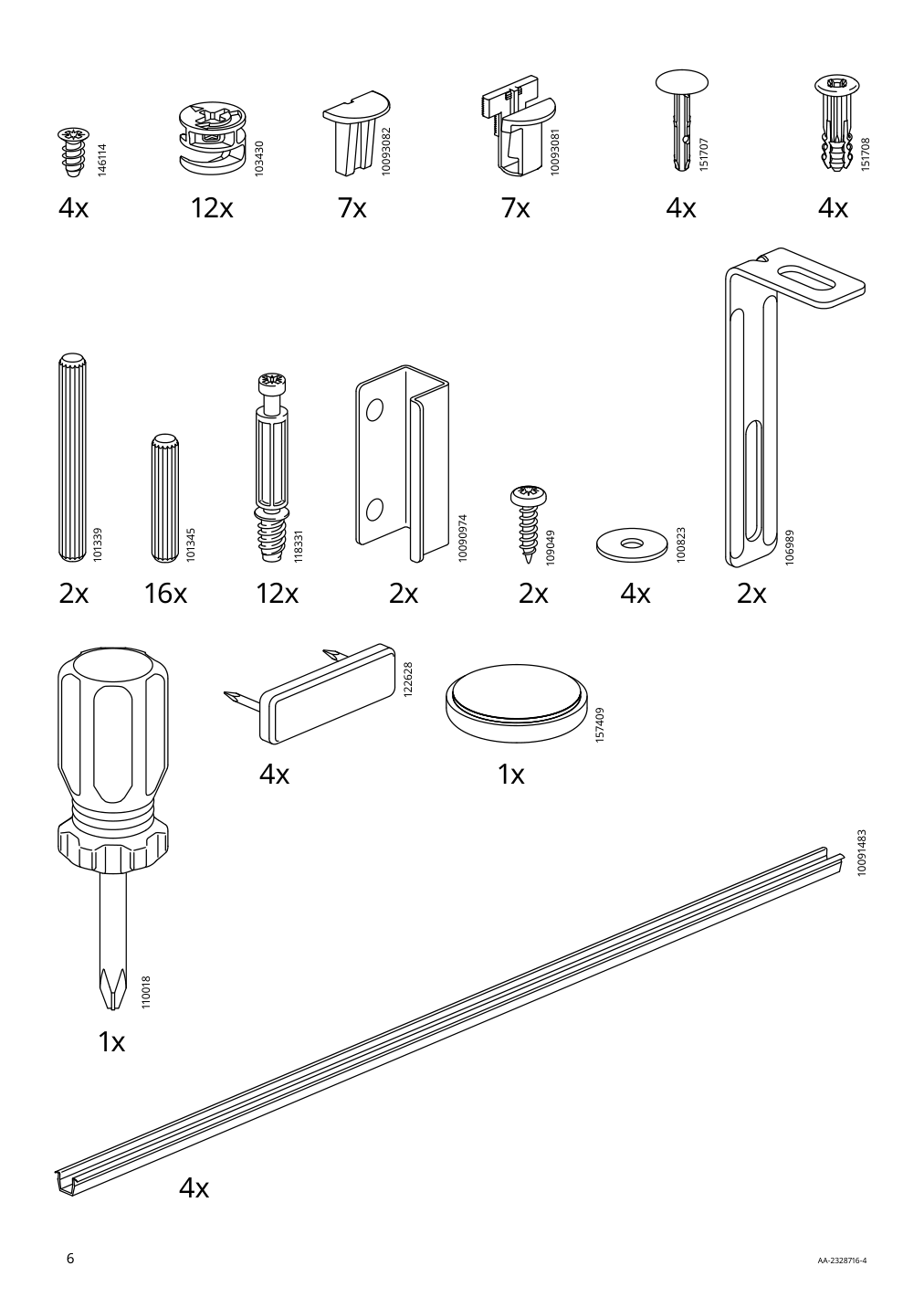 Assembly instructions for IKEA Spiksmed tv unit light gray | Page 6 - IKEA SPIKSMED TV storage combination 295.033.12