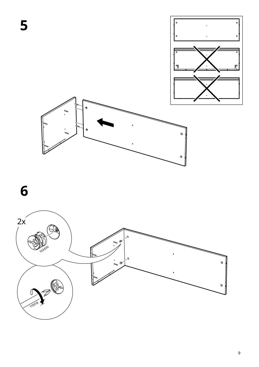 Assembly instructions for IKEA Spiksmed tv unit light gray | Page 9 - IKEA SPIKSMED TV storage combination 295.033.12