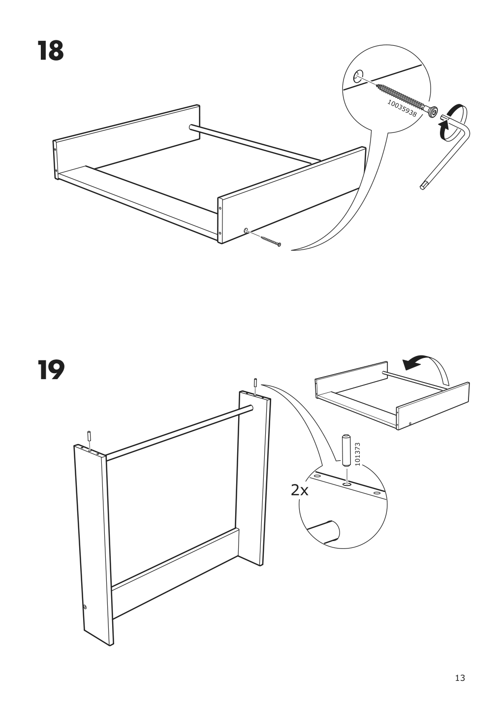 Assembly instructions for IKEA Spisig play kitchen with curtains | Page 13 - IKEA SPISIG play kitchen with curtains 904.171.98