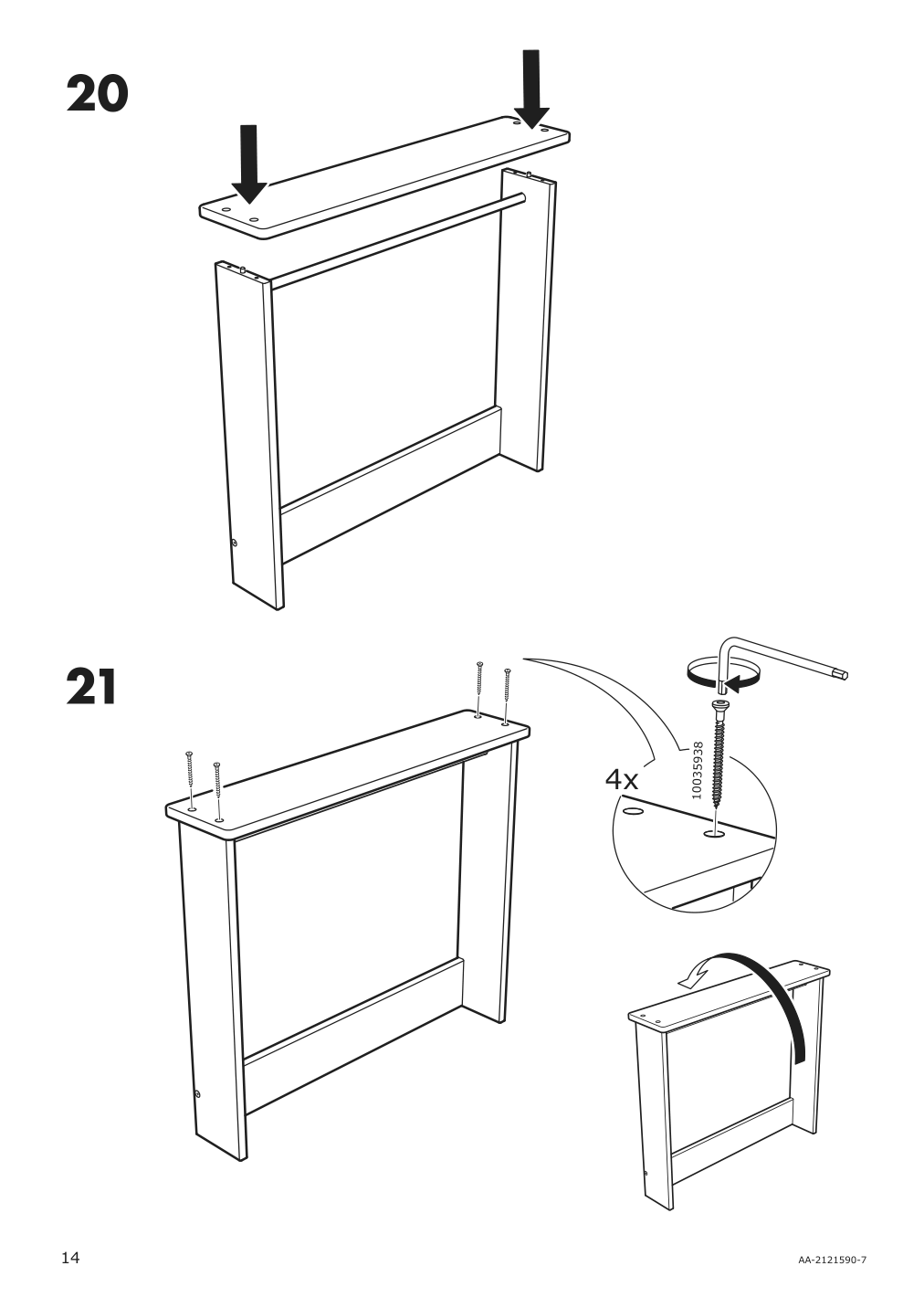 Assembly instructions for IKEA Spisig play kitchen with curtains | Page 14 - IKEA SPISIG play kitchen with curtains 904.171.98