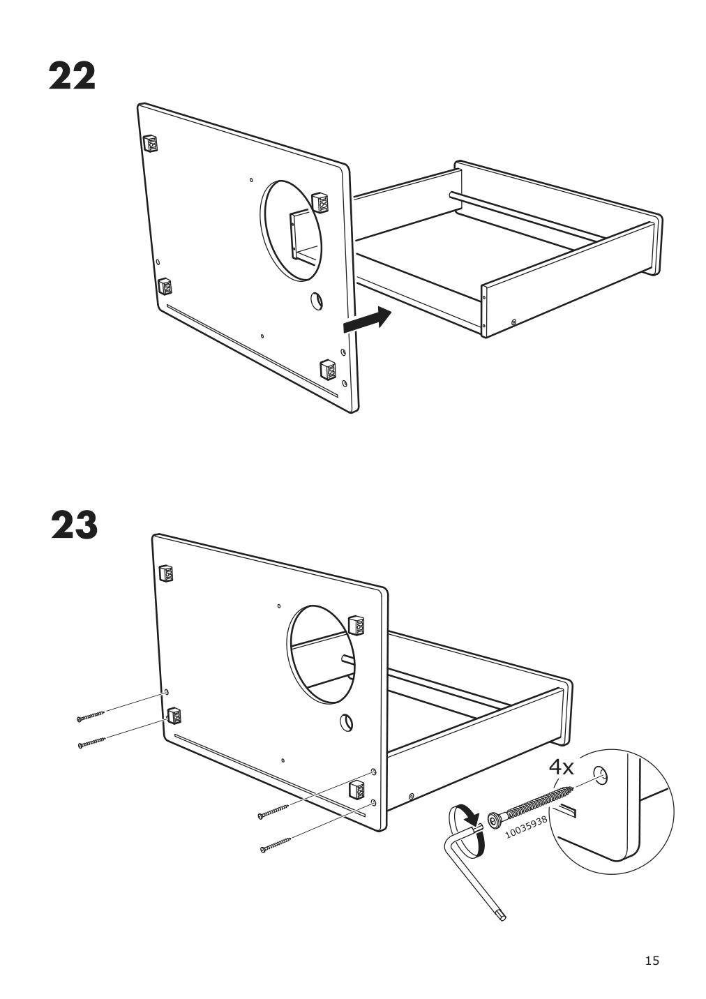 Assembly instructions for IKEA Spisig play kitchen with curtains | Page 15 - IKEA SPISIG play kitchen with curtains 904.171.98