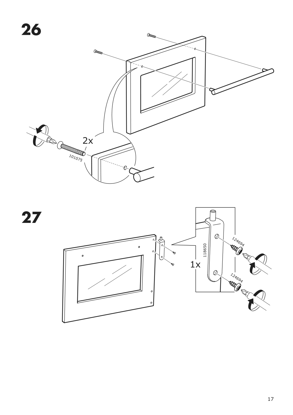 Assembly instructions for IKEA Spisig play kitchen with curtains | Page 17 - IKEA SPISIG play kitchen with curtains 904.171.98