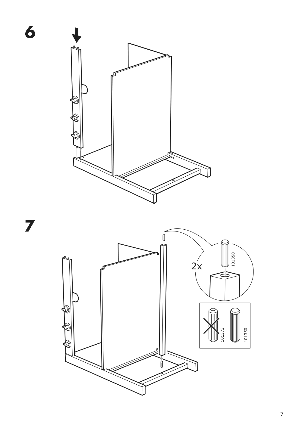 Assembly instructions for IKEA Spisig play kitchen with curtains | Page 7 - IKEA SPISIG play kitchen with curtains 904.171.98