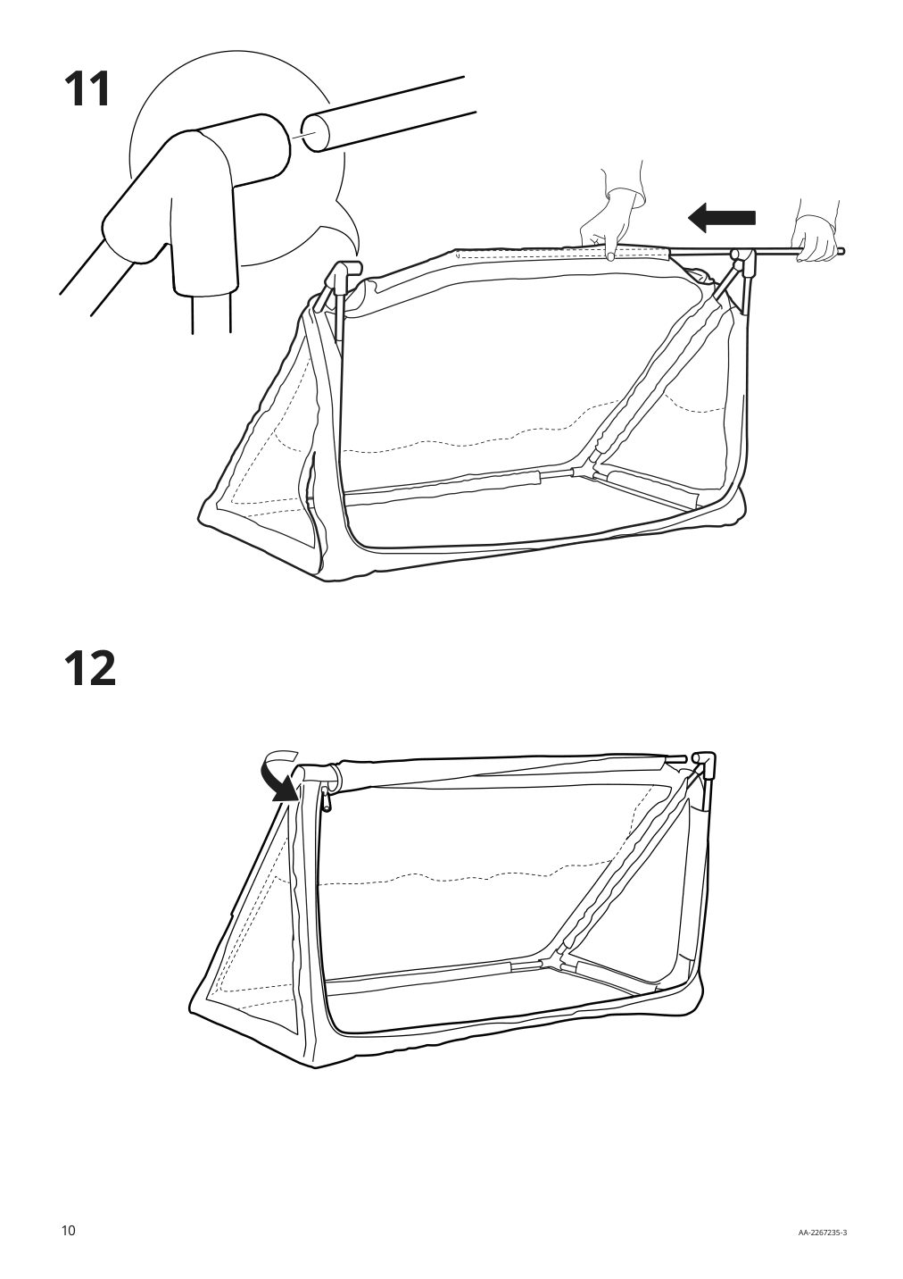 Assembly instructions for IKEA Sportslig ball storage goal | Page 10 - IKEA SPORTSLIG ball storage/goal 305.042.35