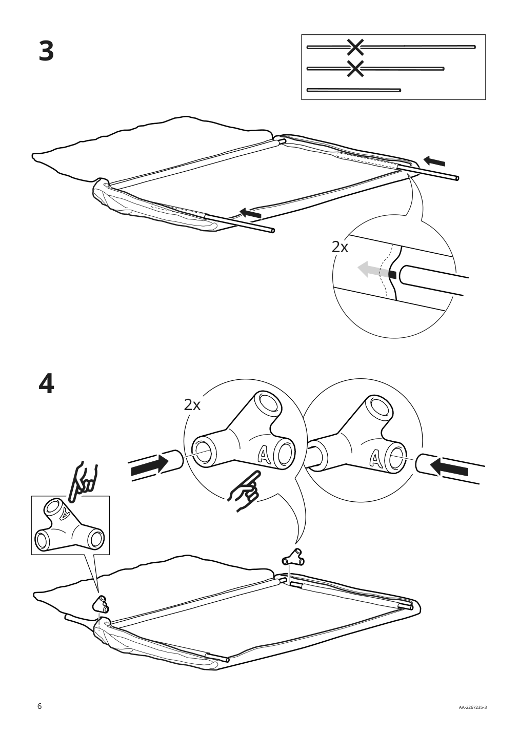 Assembly instructions for IKEA Sportslig ball storage goal | Page 6 - IKEA SPORTSLIG ball storage/goal 305.042.35