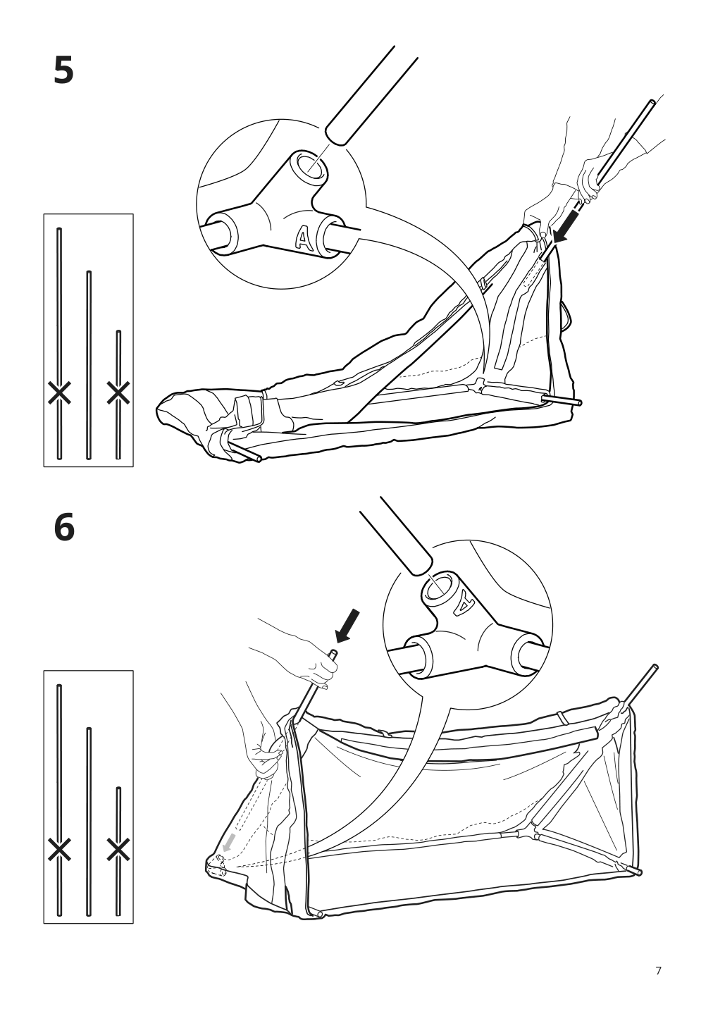 Assembly instructions for IKEA Sportslig ball storage goal | Page 7 - IKEA SPORTSLIG ball storage/goal 305.042.35