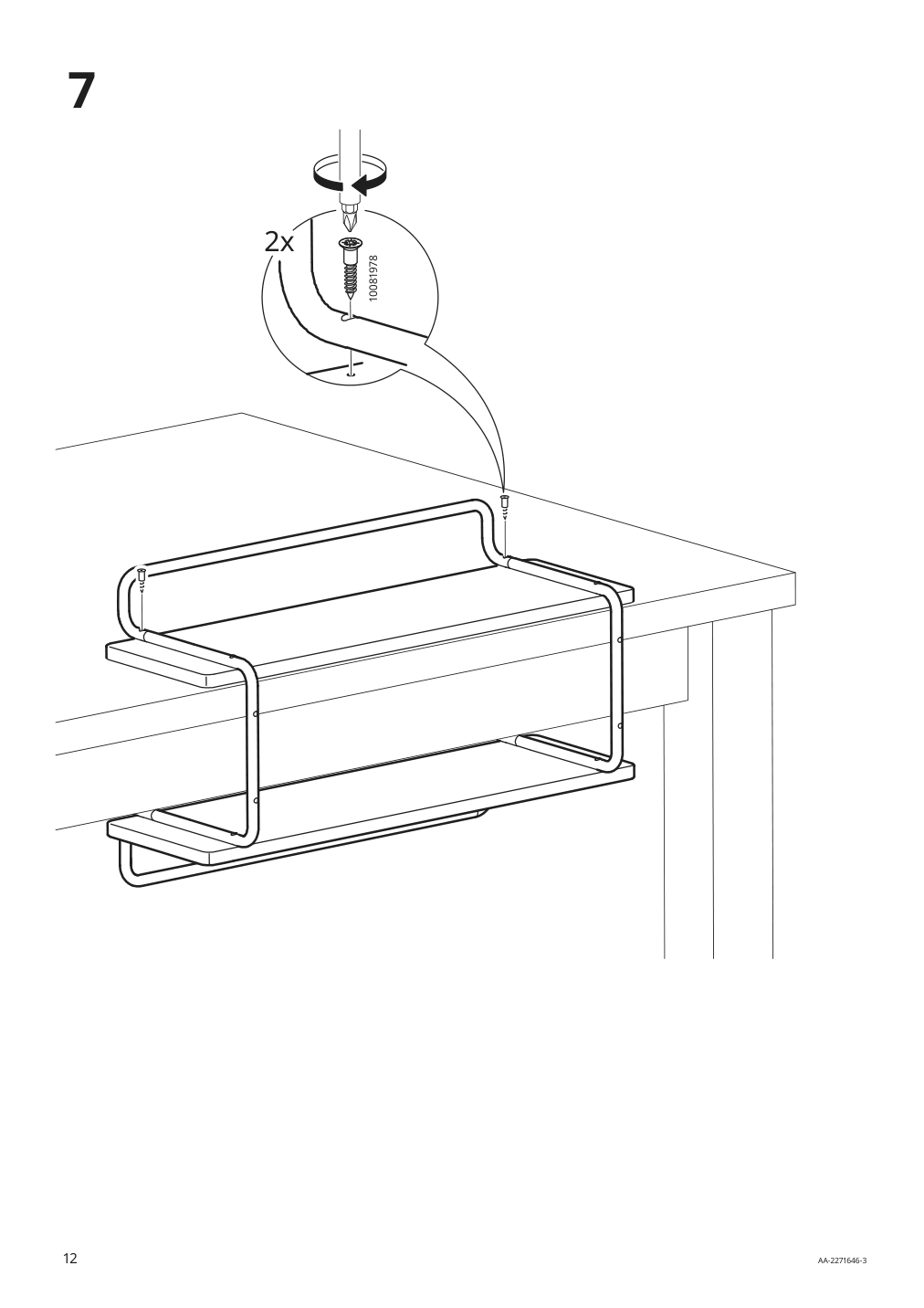 Assembly instructions for IKEA Sportslig wall shelf for trophies white birch | Page 12 - IKEA SPORTSLIG wall shelf for trophies 205.042.31