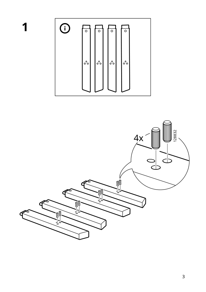 Assembly instructions for IKEA Stackholmen stool outdoor light brown stained | Page 3 - IKEA STACKHOLMEN stool, outdoor 204.114.25