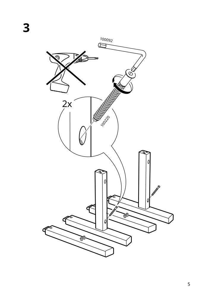 Assembly instructions for IKEA Stackholmen stool outdoor light brown stained | Page 5 - IKEA STACKHOLMEN stool, outdoor 204.114.25