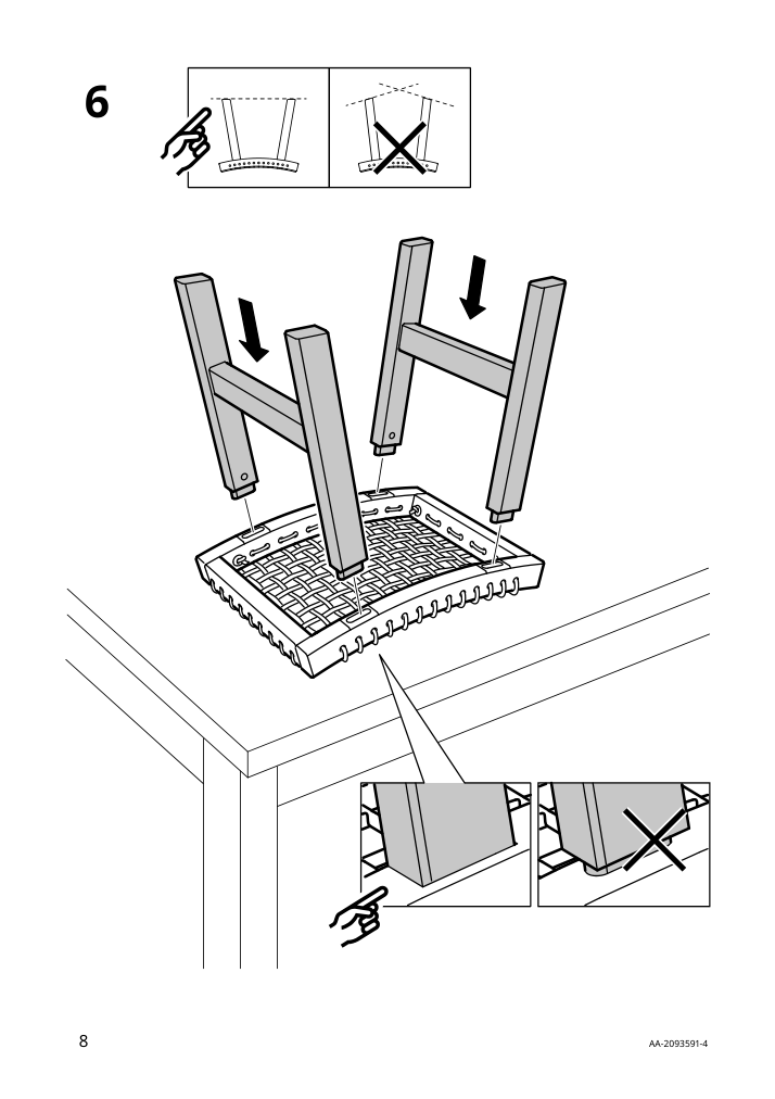 Assembly instructions for IKEA Stackholmen stool outdoor light brown stained | Page 8 - IKEA STACKHOLMEN stool, outdoor 204.114.25