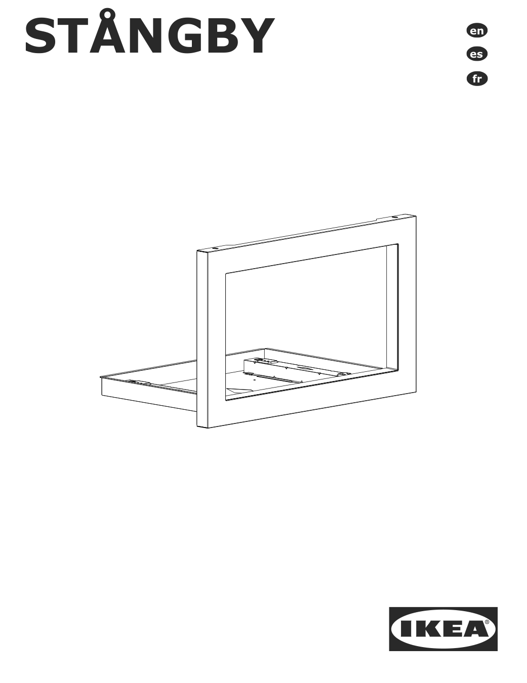 Assembly instructions for IKEA Stangby microwave trim kit stainless steel | Page 1 - IKEA STÅNGBY built-in microwave 794.952.20