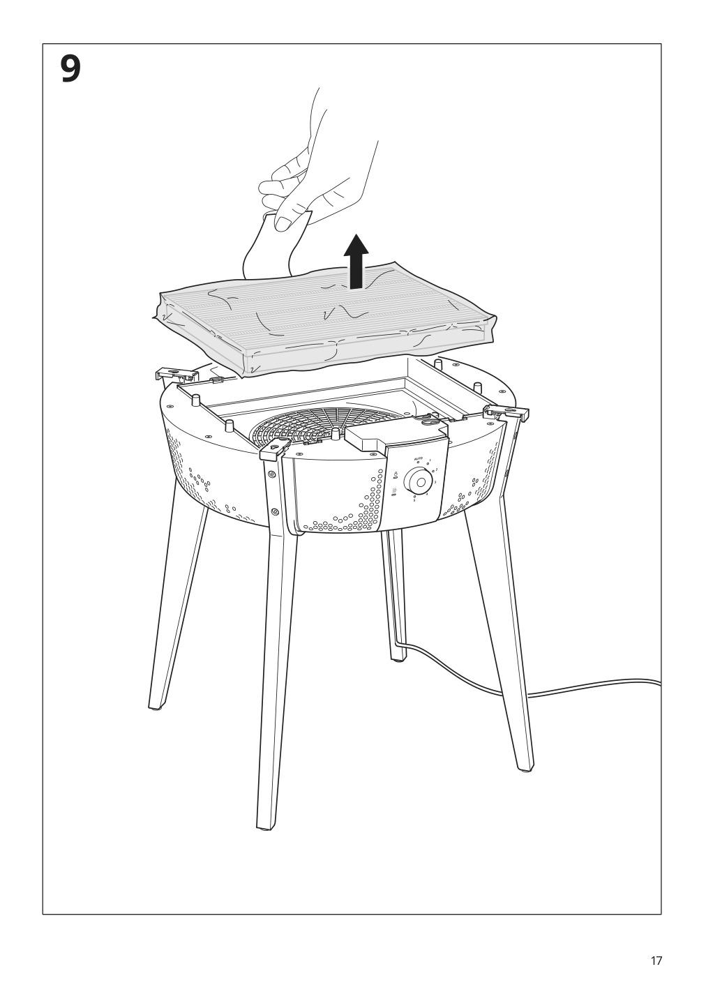 Assembly instructions for IKEA Starkvind table with air purifier stained oak veneer white smart | Page 17 - IKEA STARKVIND table with air purifier 804.619.45