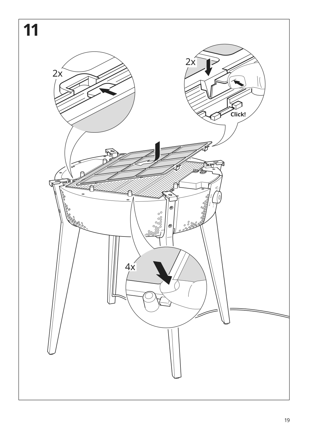 Assembly instructions for IKEA Starkvind table with air purifier stained oak veneer white smart | Page 19 - IKEA STARKVIND table with air purifier 804.619.45