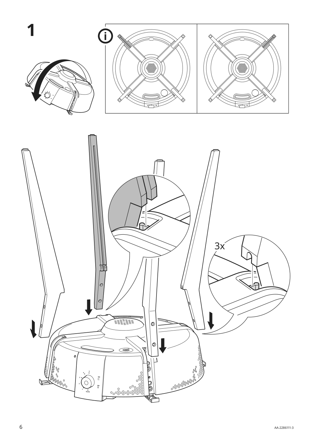 Assembly instructions for IKEA Starkvind table with air purifier stained oak veneer white smart | Page 6 - IKEA STARKVIND table with air purifier 804.619.45