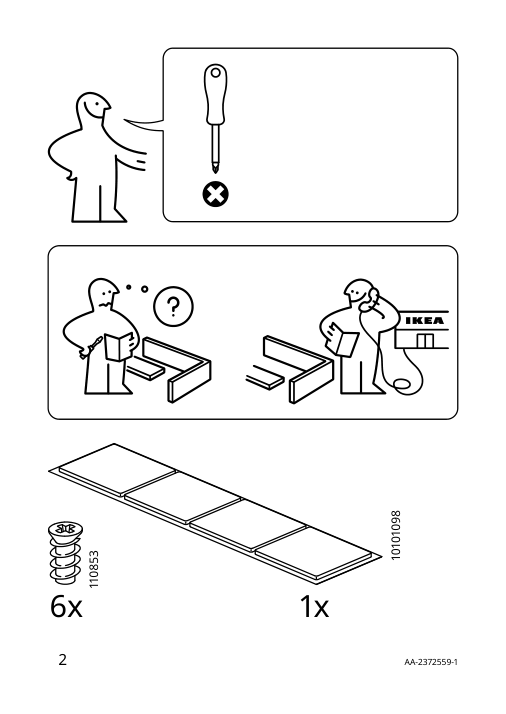 Assembly instructions for IKEA Stenerik laptop support | Page 2 - IKEA STENERIK laptop support 305.640.12