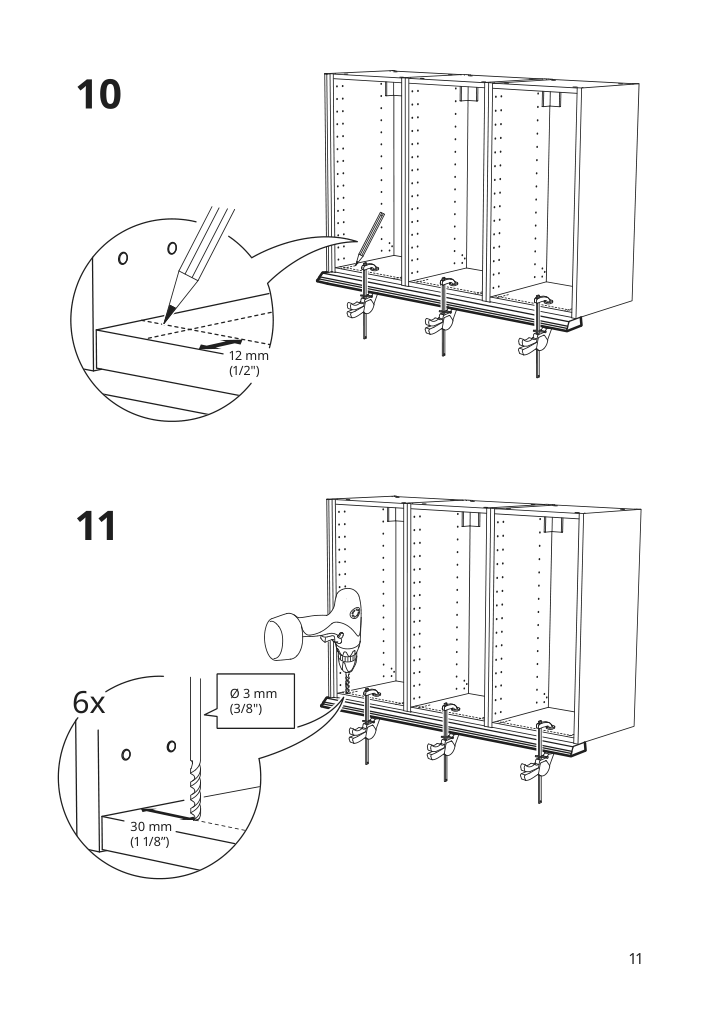 Assembly instructions for IKEA Stensund contoured deco strip beige | Page 11 - IKEA STENSUND contoured deco strip 304.531.70