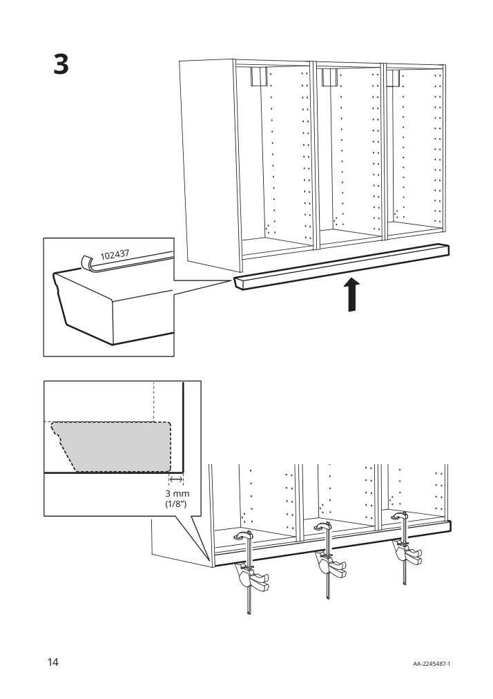 Assembly instructions for IKEA Stensund contoured deco strip beige | Page 14 - IKEA STENSUND contoured deco strip 304.531.70