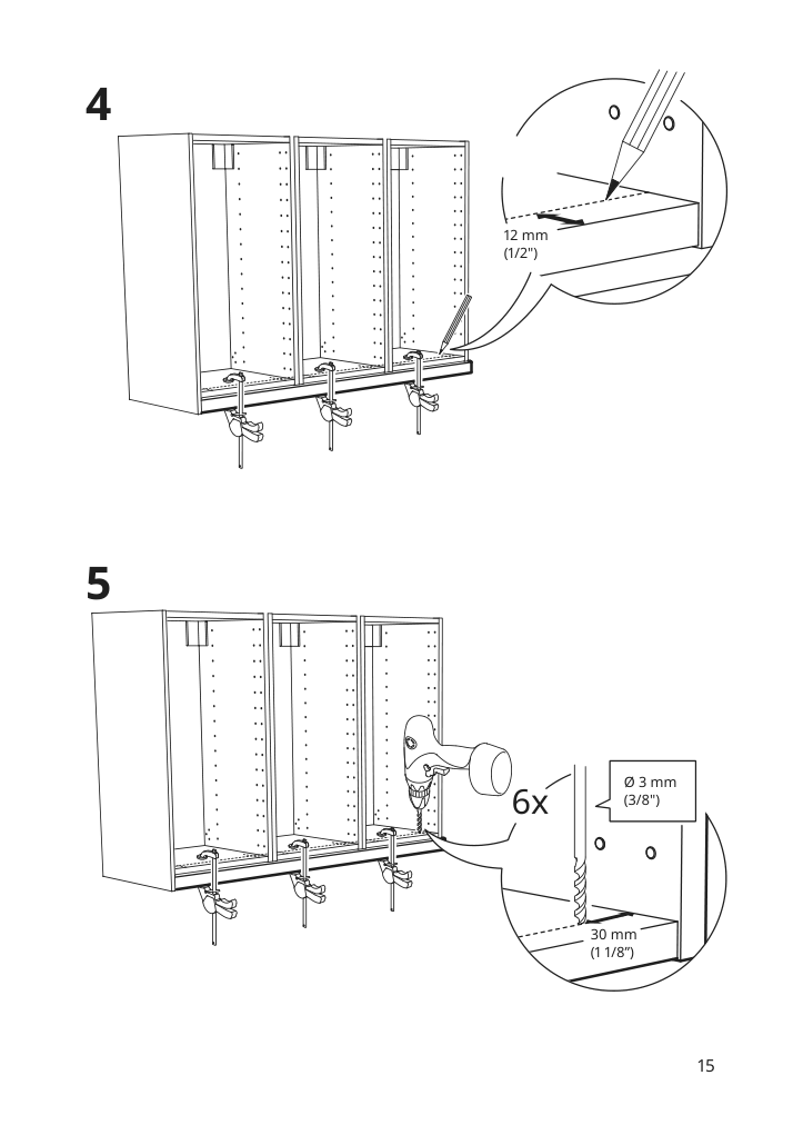 Assembly instructions for IKEA Stensund contoured deco strip beige | Page 15 - IKEA STENSUND contoured deco strip 304.531.70