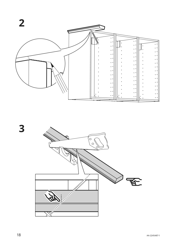 Assembly instructions for IKEA Stensund contoured deco strip beige | Page 18 - IKEA STENSUND contoured deco strip 304.531.70