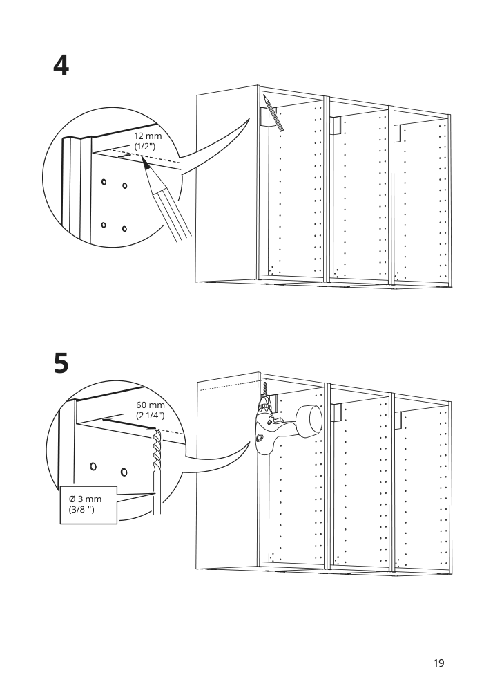 Assembly instructions for IKEA Stensund contoured deco strip beige | Page 19 - IKEA STENSUND contoured deco strip 304.531.70