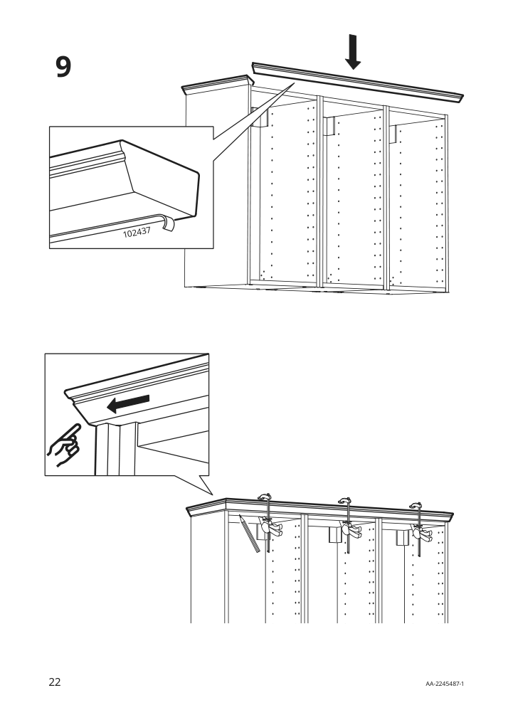 Assembly instructions for IKEA Stensund contoured deco strip beige | Page 22 - IKEA STENSUND contoured deco strip 304.531.70